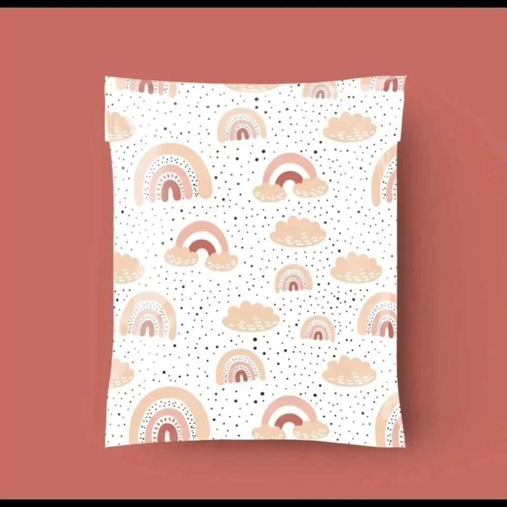 Poly Mailers MIX Squiggles 35pcs 6x9 10x13 12x15.5